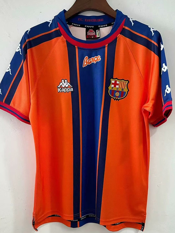 1997/1998 BAR Away Orange Retro Soccer Jersey