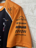 2025 McLaren Dark Blue #4 Round Neck Racing Suit(圆领)