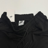 24/25 New NK Black Cotton shorts(M15、前带英文标、全棉)