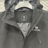 24/25 F705 CAMEL Black Single Layer Hooded Windbreaker (连帽）