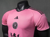 24/25 Inter Miami Pink Player Version Soccer Jersey（  New Edition 3A）
