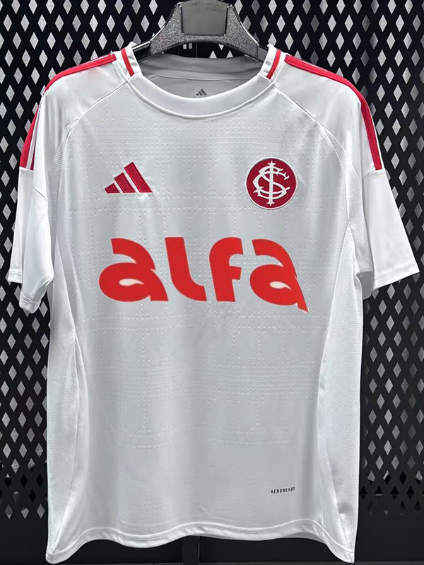25/26 Internacional Away Fans Soccer Jersey(胸前带广告）