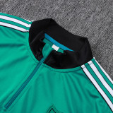 25/26 LIV Green Half Pull Tracksuit#B25132 (半拉链)