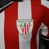 25/26  Bilbao Home  Player Version Soccer Jersey