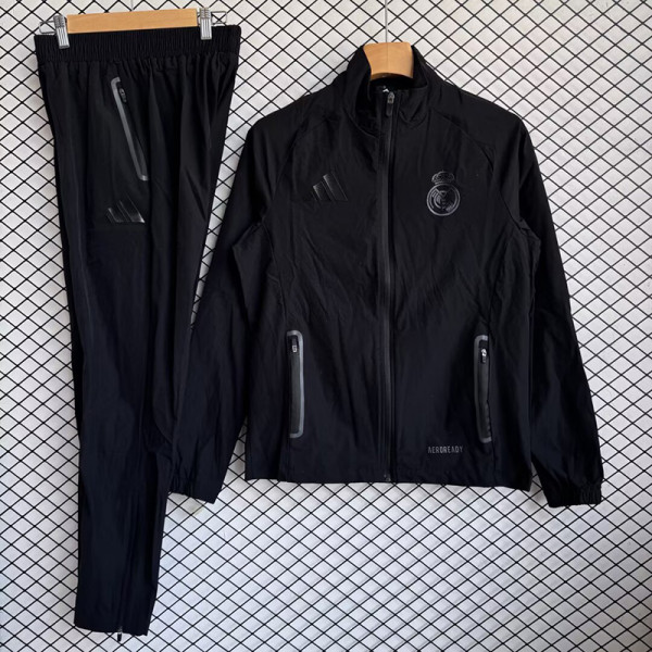 25/26 RMA Black Windbreaker Tracksuit
