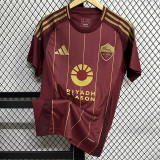 24/25 Roma Home  Fans Soccer Jersey