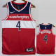 22/23 Wizards WESTBROOK #4 Red Top Quality Hot Pressing NBA Jersey