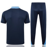 24/25 CHE Royal Blue Polo Collar Pants Set(C1113)