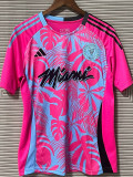 24/25 Inter Miami Leaf shaped Pink Special Edition Fans Soccer Jersey