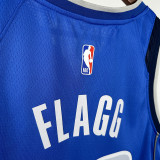 Dallas Mavericks FL AGG  #32  Blue  Top Quality Hot Pressing NBA Jersey