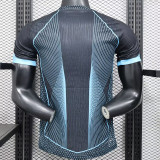 25/26 BAR  Special Edition Black Player Version Soccer Jersey(蓝胸花）