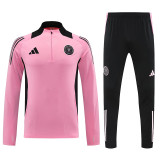 24/25 Inter Miami Pink Half Pull  Kids tracksuit  (童装、半拉链)