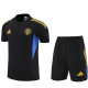 25/26 Man Utd Black  Training Shorts Suit