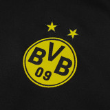 24/25 Dortmund Black Half Pull Tracksuit  (半拉链)