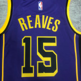 22/23 LAKERS REAVES #15 Purple Top Quality Hot Pressing NBA Jersey (Trapeze Edition)