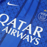 25/26 PSG Blue Ｇrid Half Pull Tracksuit (半拉链)
