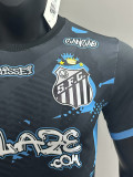 25/26  Santos FC Black Blue  Fans Soccer Jersey