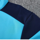 25/26 JOMA Lake Blue &Royal Blue  Jacket Tracksuit #2312
