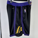23/24 LAKERS Black City Edition Top Quality NBA Pants