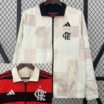 24/25 Flamengo Red & Grey  Double Sided Windbreaker (双面风衣)