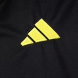 25/26  Man Utd Black  Jacket Tracksuit#A2526