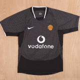 2003/2005 Man Utd Black Retro Soccer Jersey