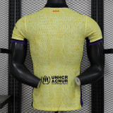 24/25 BAR Yellow Special Edition  Player Version Soccer Jersey(大胸花）