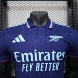 25/26 ARS  Alphabet Pattern Special Edition Blue Player Version Soccer Jersey
