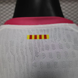 25/26 BAR  Special Edition Pink Player Version Soccer Jersey(粉胸花）