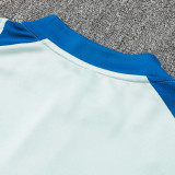 24/25 Spain Light Blue Half Pull Tracksuit  (半拉链、B832)