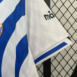 24/25 Málaga CF  Blue Strip Special Edition Fans Soccer Jersey