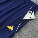 25/26 Boca Juniors Yellow polo shirts pants suit
