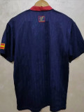 1996 Spain Away Retro Soccer Jersey