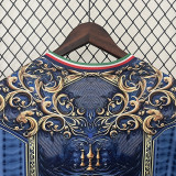 2024 Italy Blue Gold Puzzle Special Edition Fans Soccer Jersey