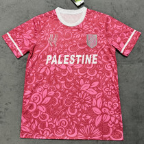 25/26 Palestino Deportivo Pink (English version) Fans Soccer Jersey(英文版）