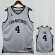 25/26 Sa Spurs FOX #4Grey Limited Edition Top Quality Hot Pressing NBA Jersey