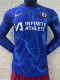 24 /25 CHE Home （With Advertisements）Player Version Long Sleeve Soccer Jersey（胸前广告）