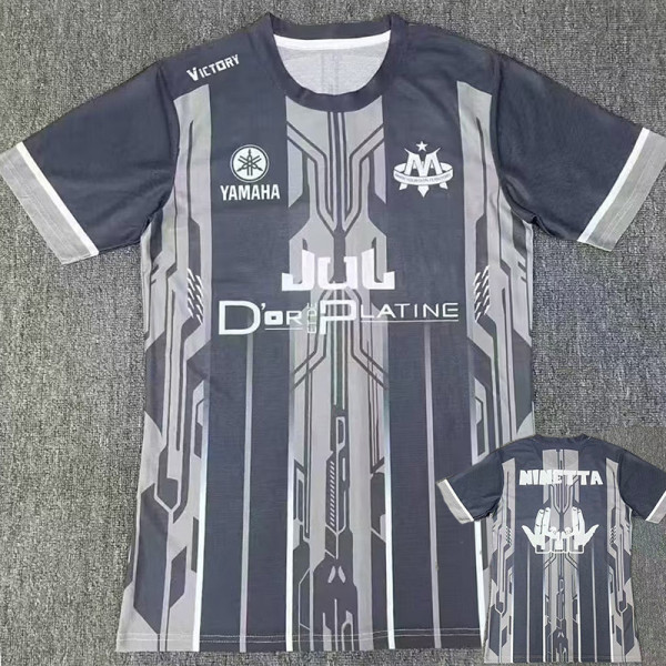 25/26  Marseille Special Edition Grey Player Version Soccer Jersey(球员版 ）