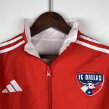 23/24 Dallas Red & White Double Sided Windbreaker (双面风衣)