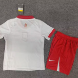 24/25 Poland  Home Kids Soccer Jersey