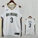 25/26 Pelicans NOLA # 3 White Home Top Quality Hot Pressing NBA Jersey