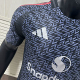 25/26  Man Utd  Special Edition Grey Black Player Version Soccer Jersey