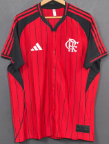 25/26 Flamengo Red Casusl Edition  Baseball jersey