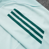 25/26 Cruzeiro Light Green Half Pull Tracksuit # B990 (半拉链)