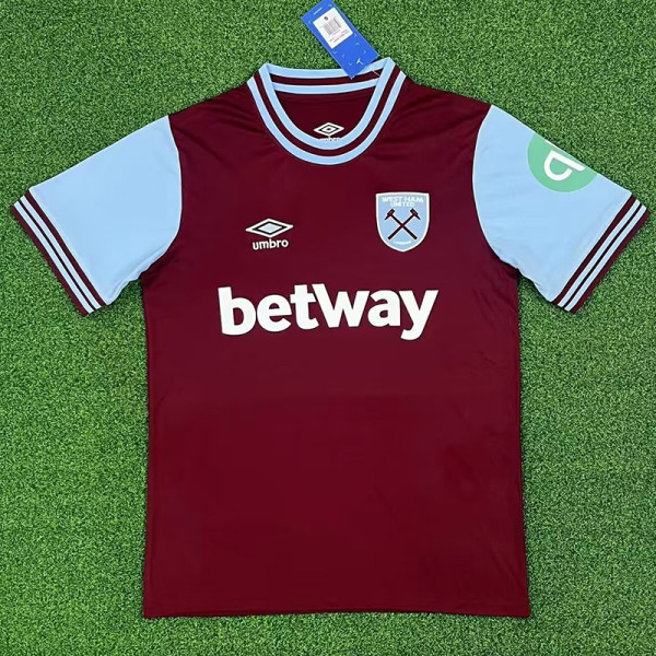 24/25 West Ham Home Fans Soccer Jersey