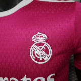 24/25 RMA Pink Red Player Version Soccer Jersey
