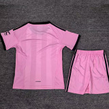 25/26 Man Utd Goalkeeper Pink Kids Soccer Jersey
