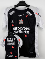 25/26 Corinthians Away  Player Version Soccer Jersey(Print all sponsors、球员全广告）