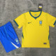 26/27 Brazil Home Kids Soccer Jersey