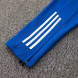 24/25 Lyon White &Blue Half Pull Tracksuit  (白色、半拉链)
